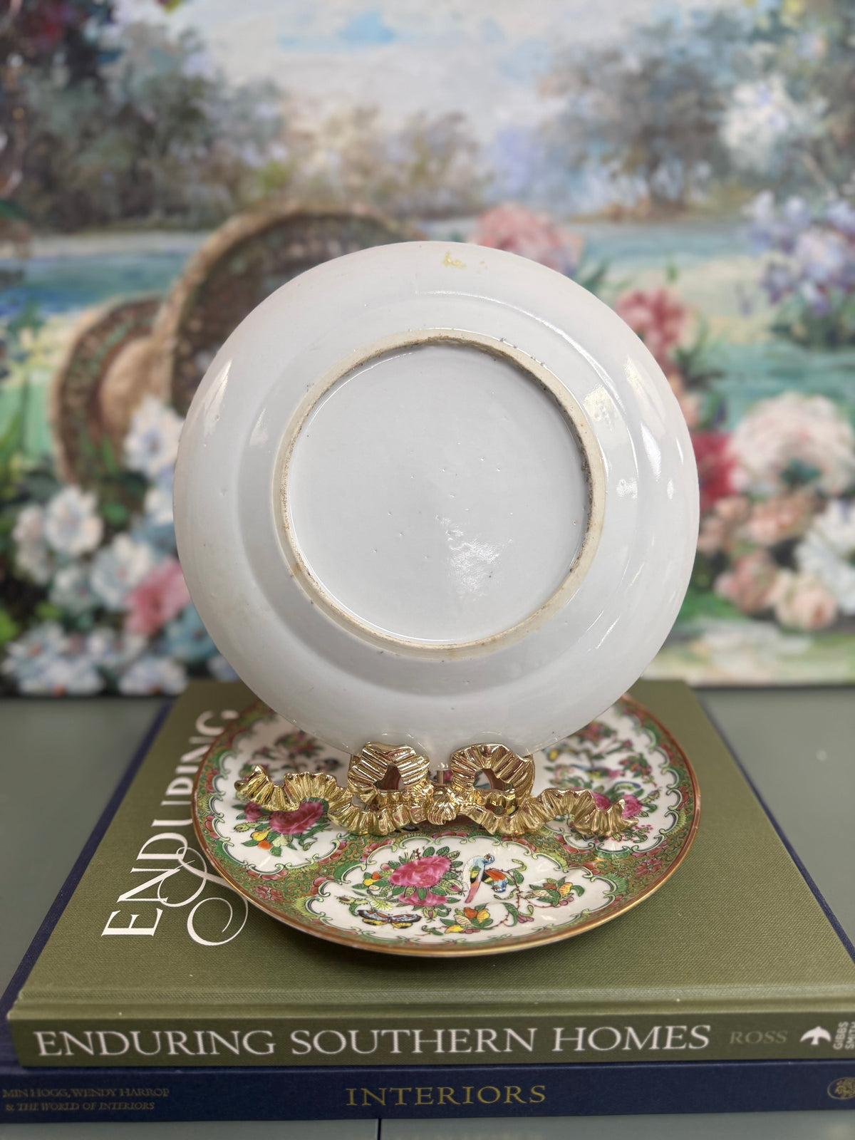 Antique Rose Canton Plate