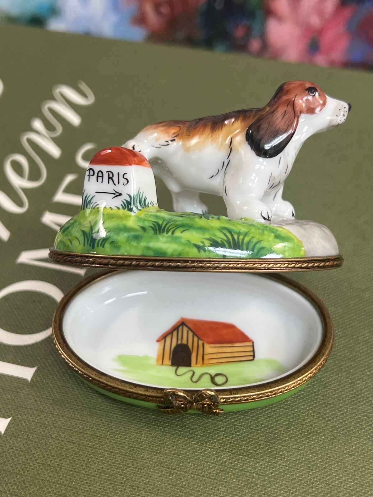 Brown dog Paris Limoges