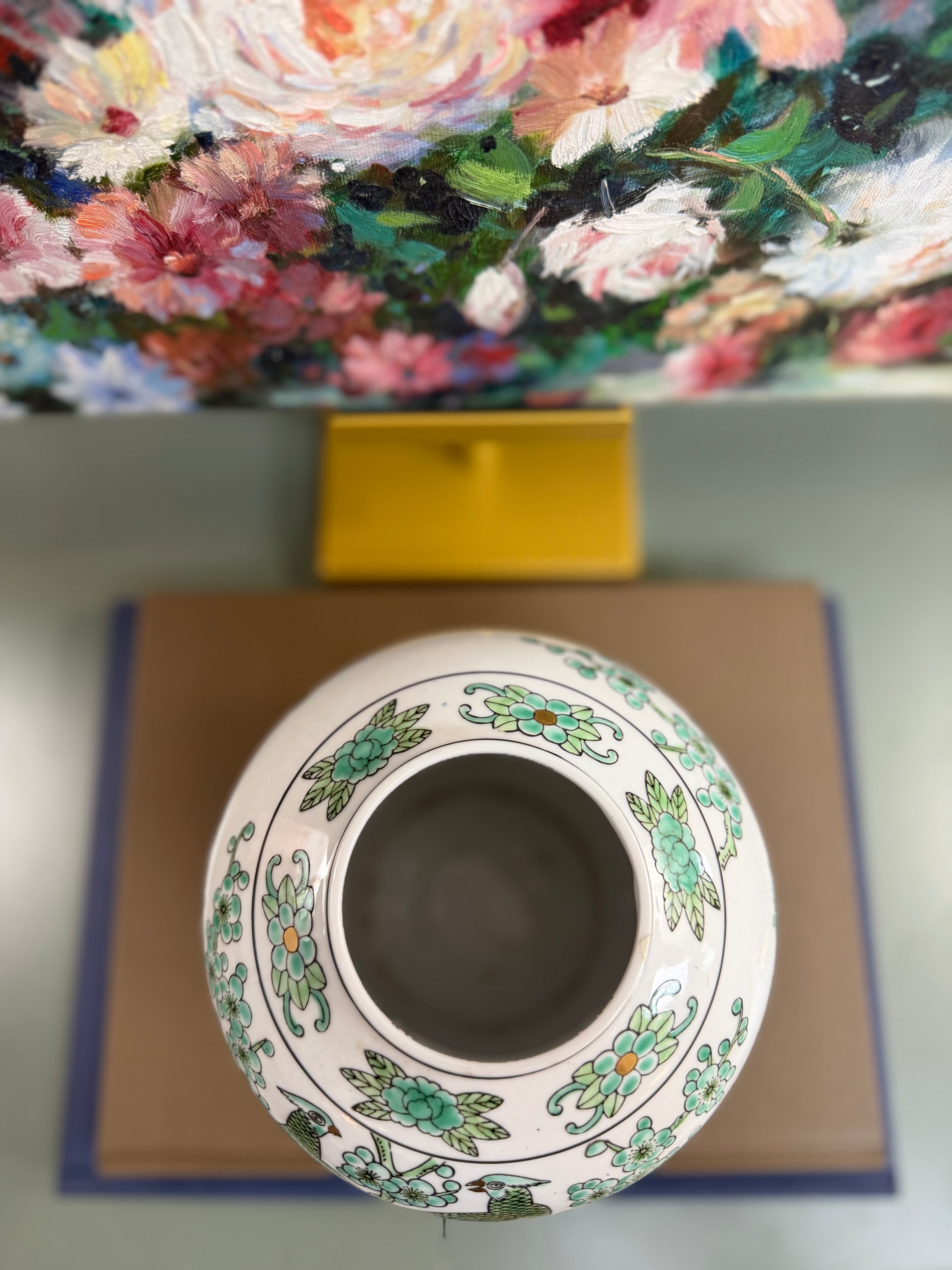 Green Gold Imari Jar