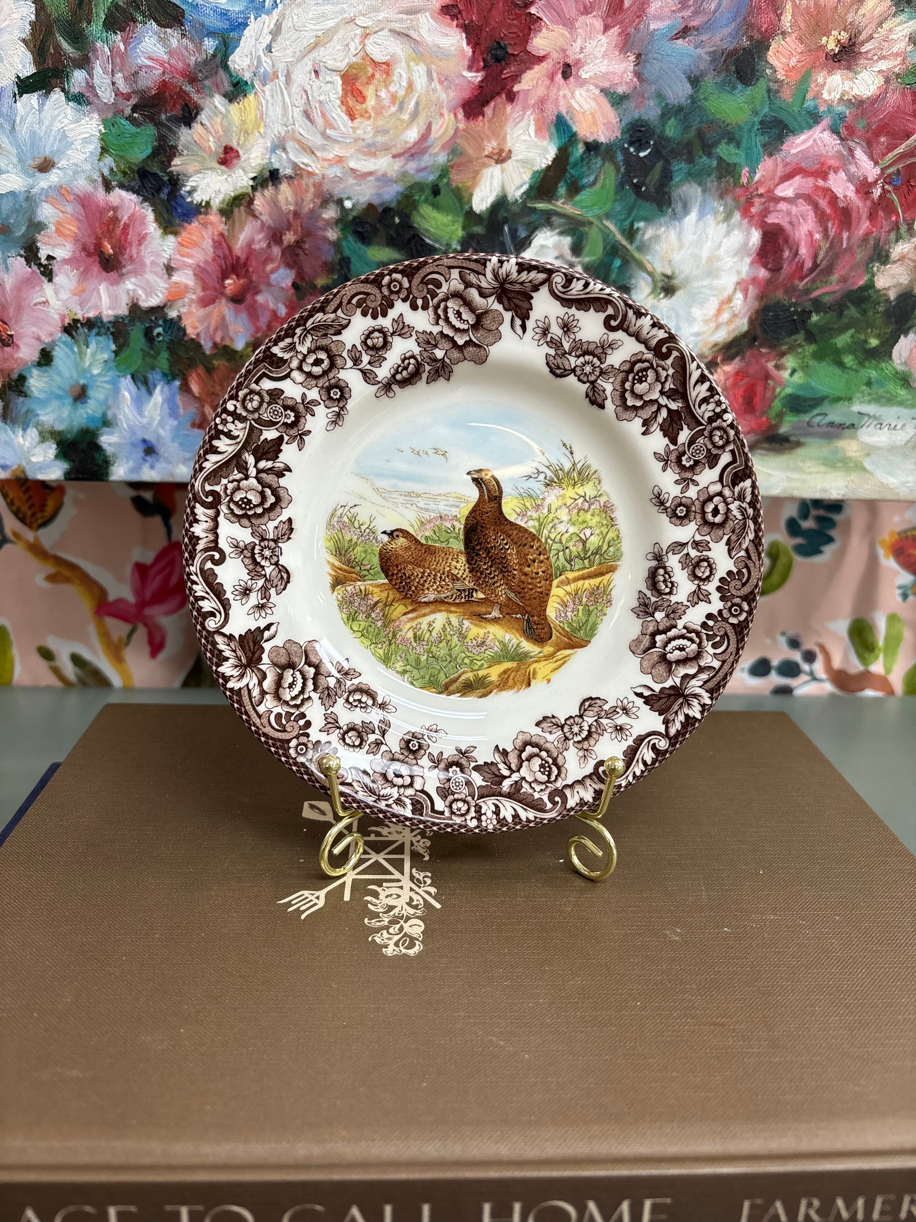 Spode Woodland Canapé Plate