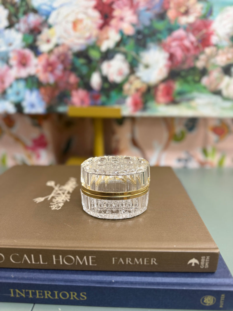 Mini Cut Glass Casket