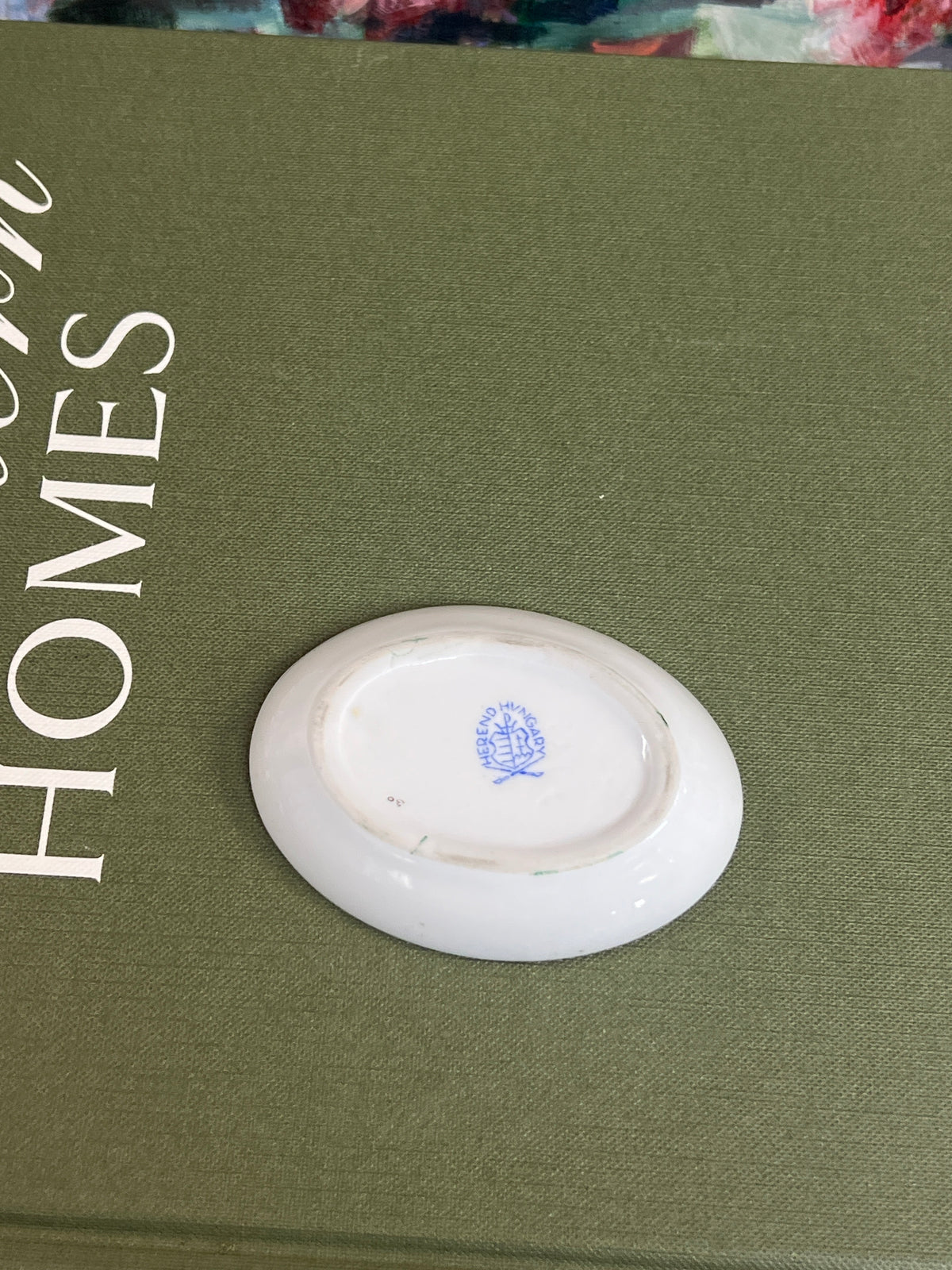 Mini Pink Floral Herend Dish