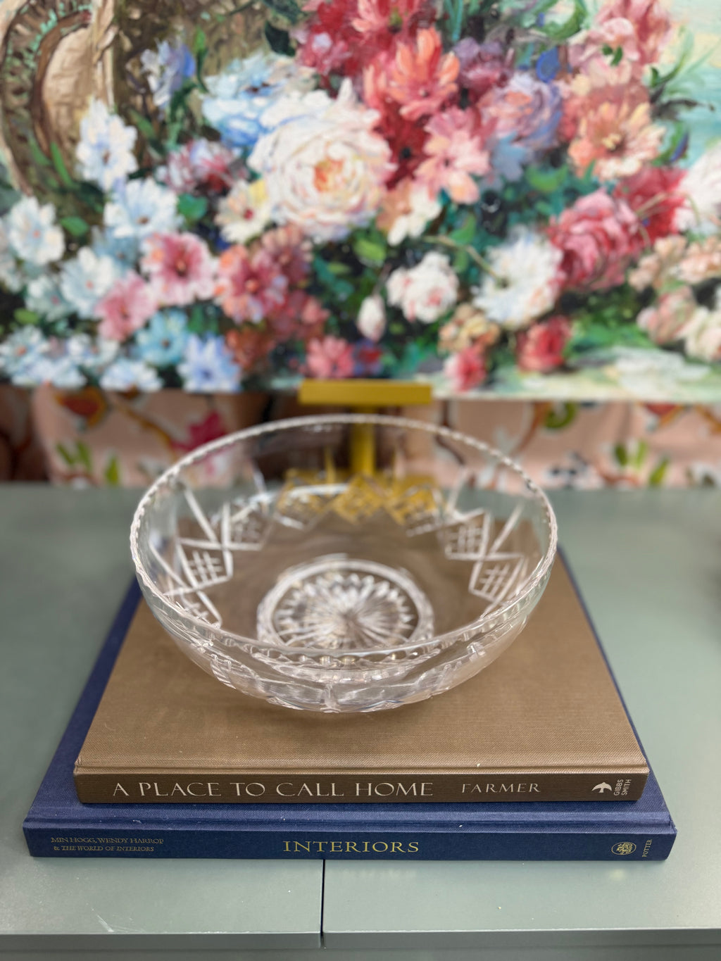 Cut Crystal Serving Bowl