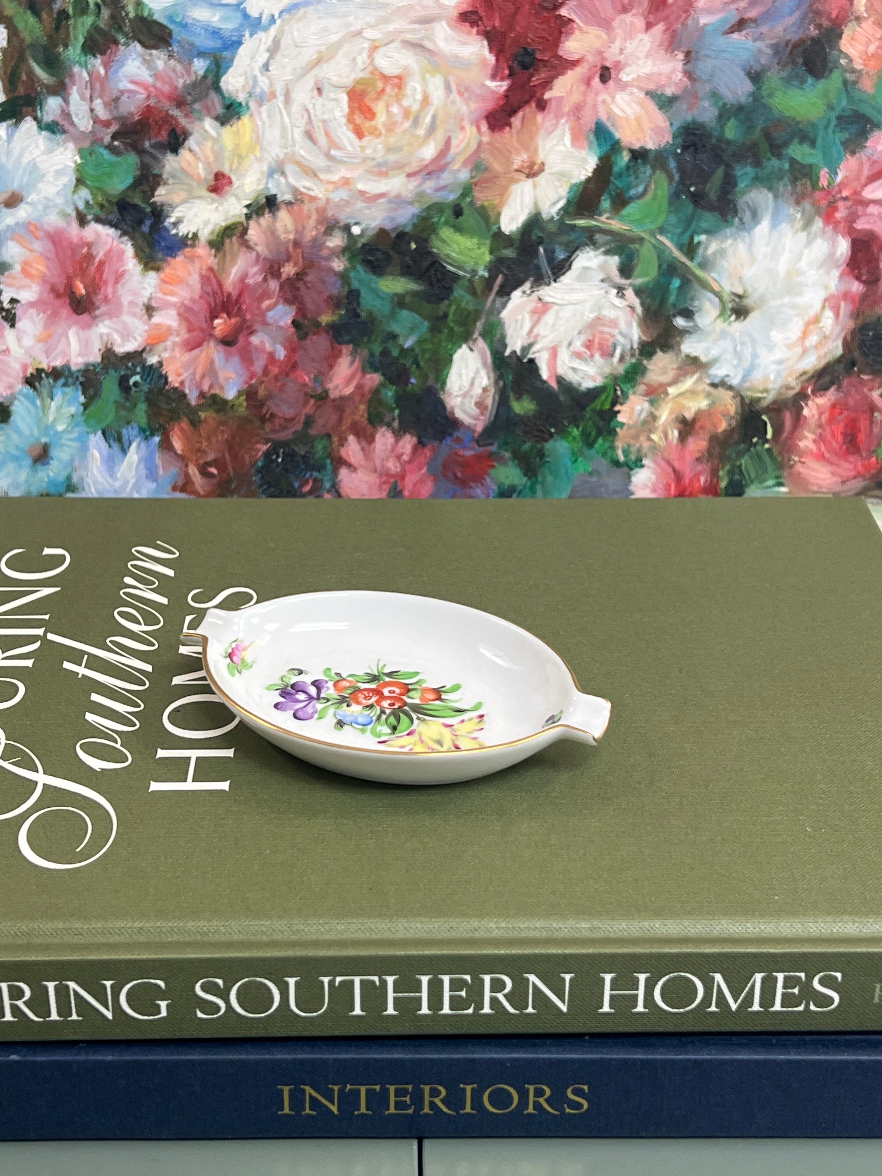 Mini Floral Herend Trinket