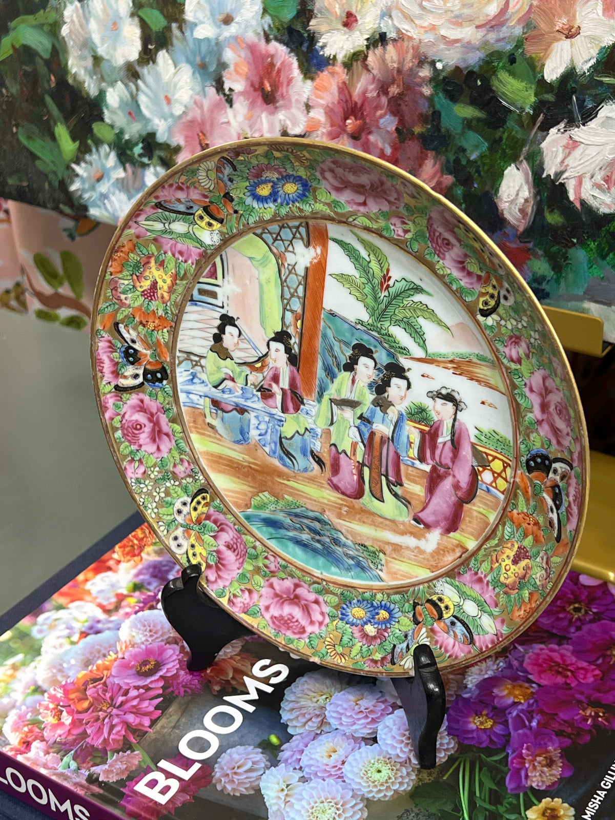 Antique Rose Mandarin Plate