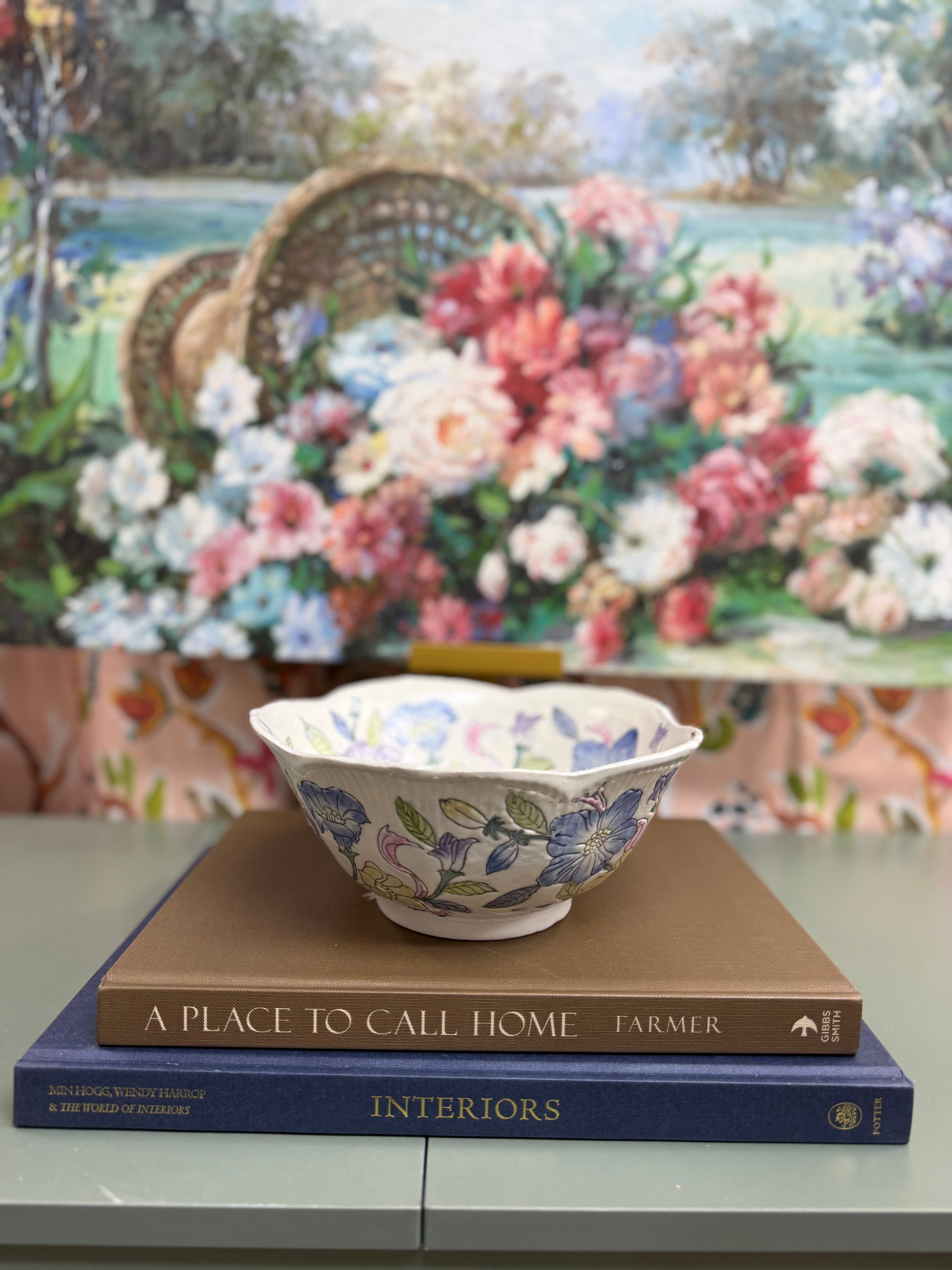 Floral Lotus Bowl