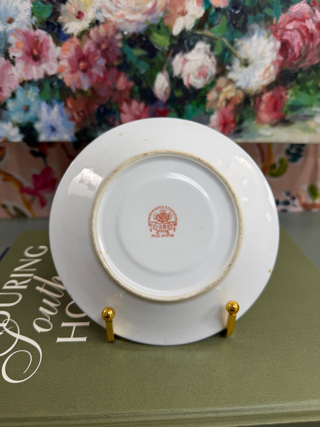 Vintage Rose Canton Saucer