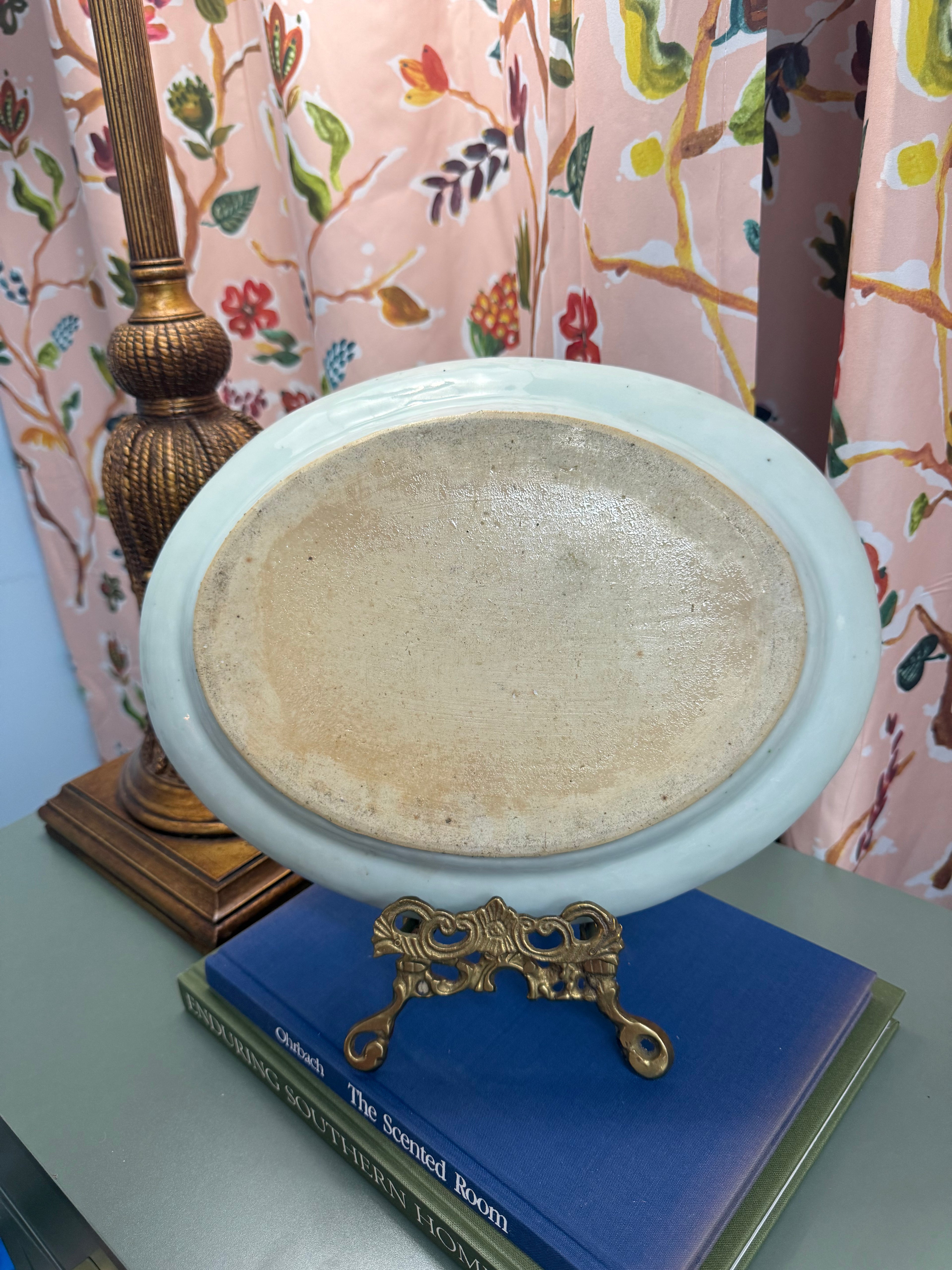 Antique 12 1/2 Inch Rose Medallion Platter