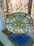 13.5” Sandcasted Rose Medallion Platter