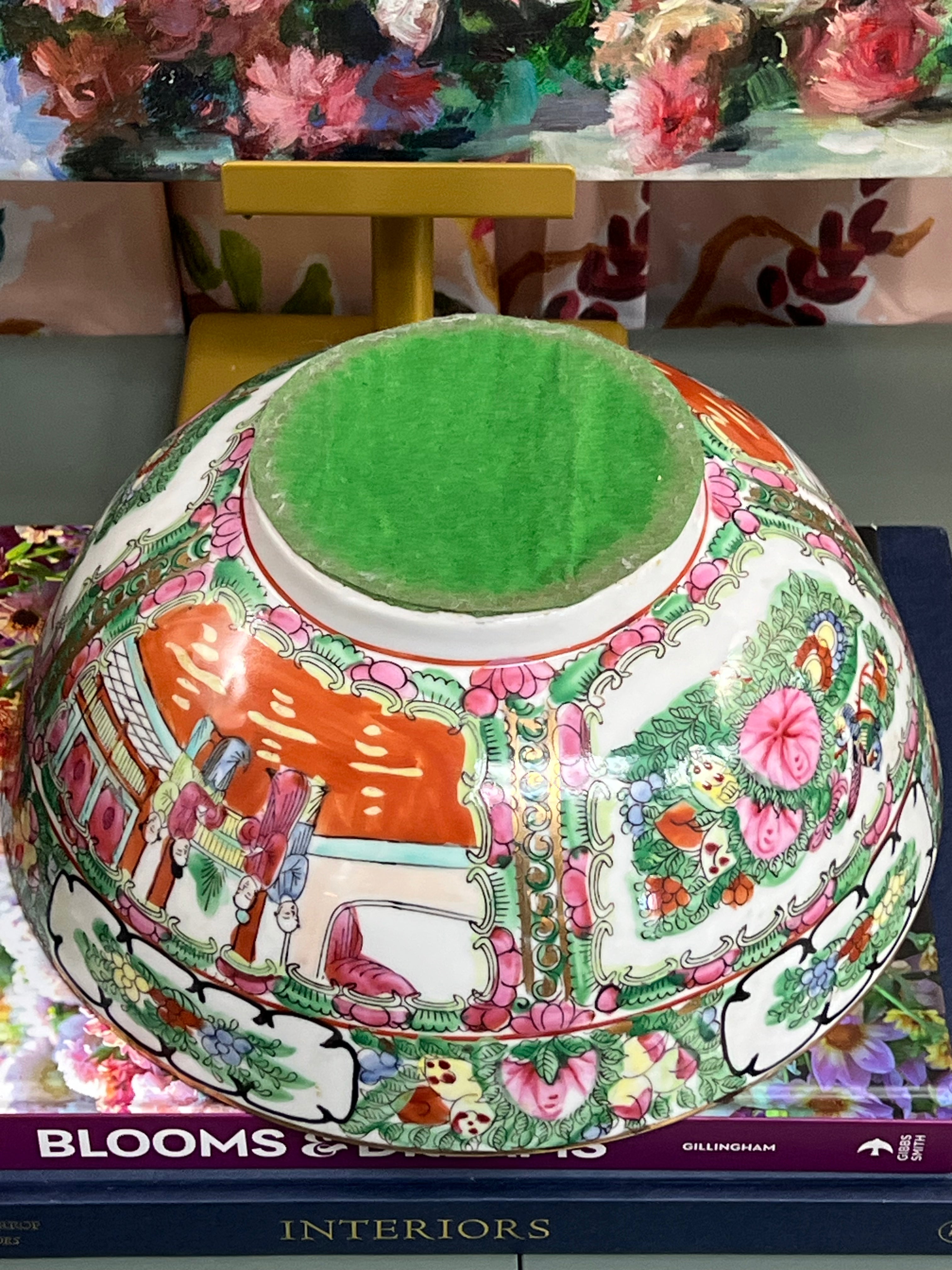 10" Vintage Rose Medallion Bowl