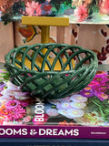 Green Lattice Bowl