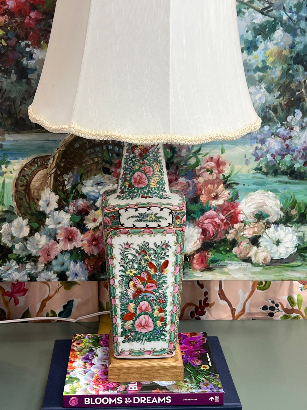 Rose Canton Lamp