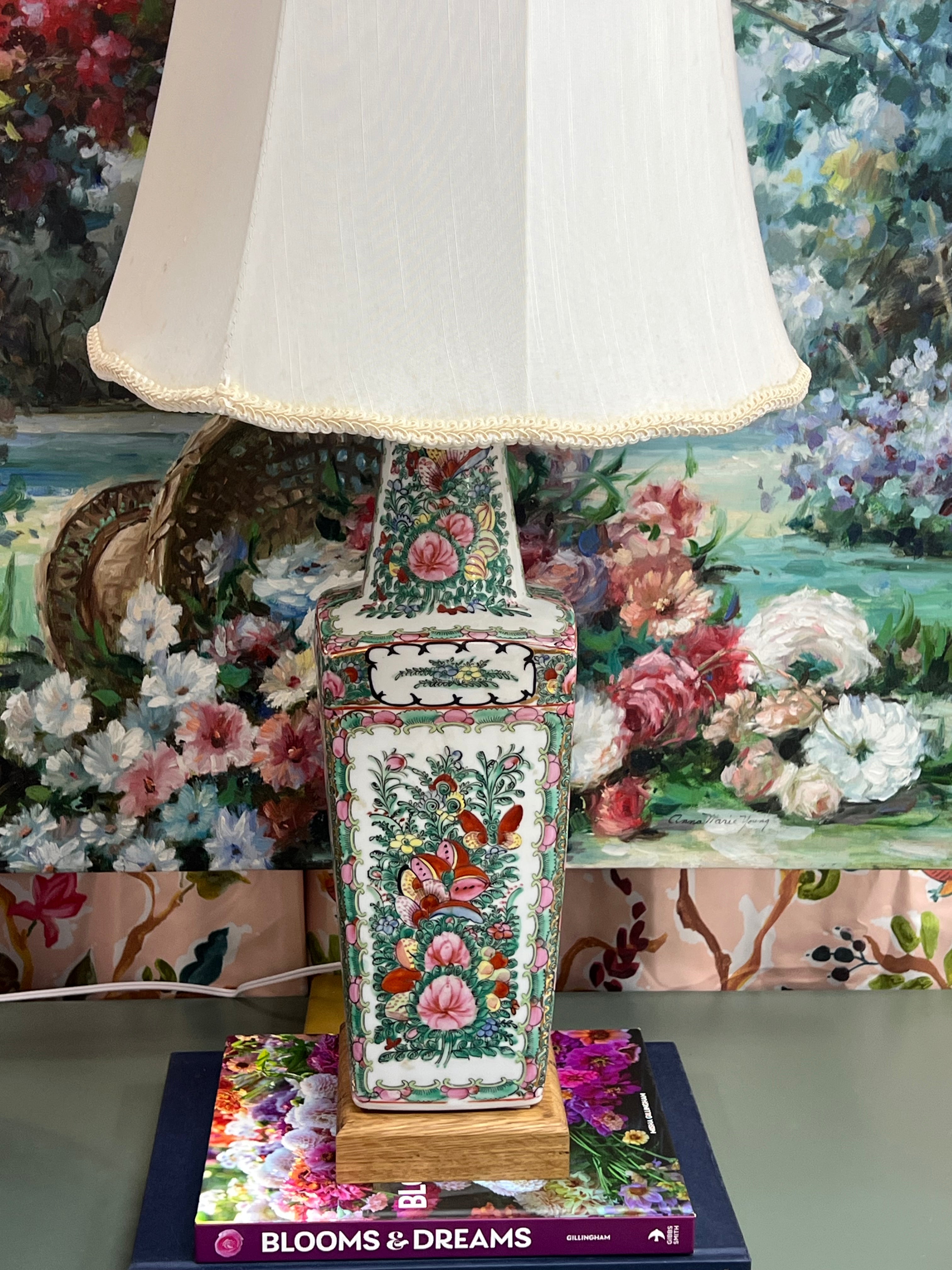 Rose Canton Lamp