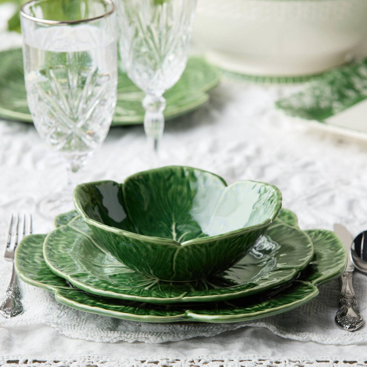 Cabbage Dinner Plate 11in